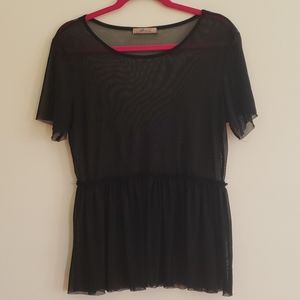 Sheer babydoll top